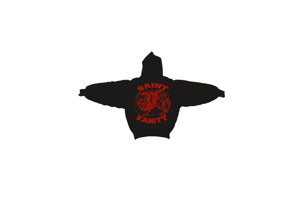 Saint Vanity Black &amp; Red Griffin Hoodie