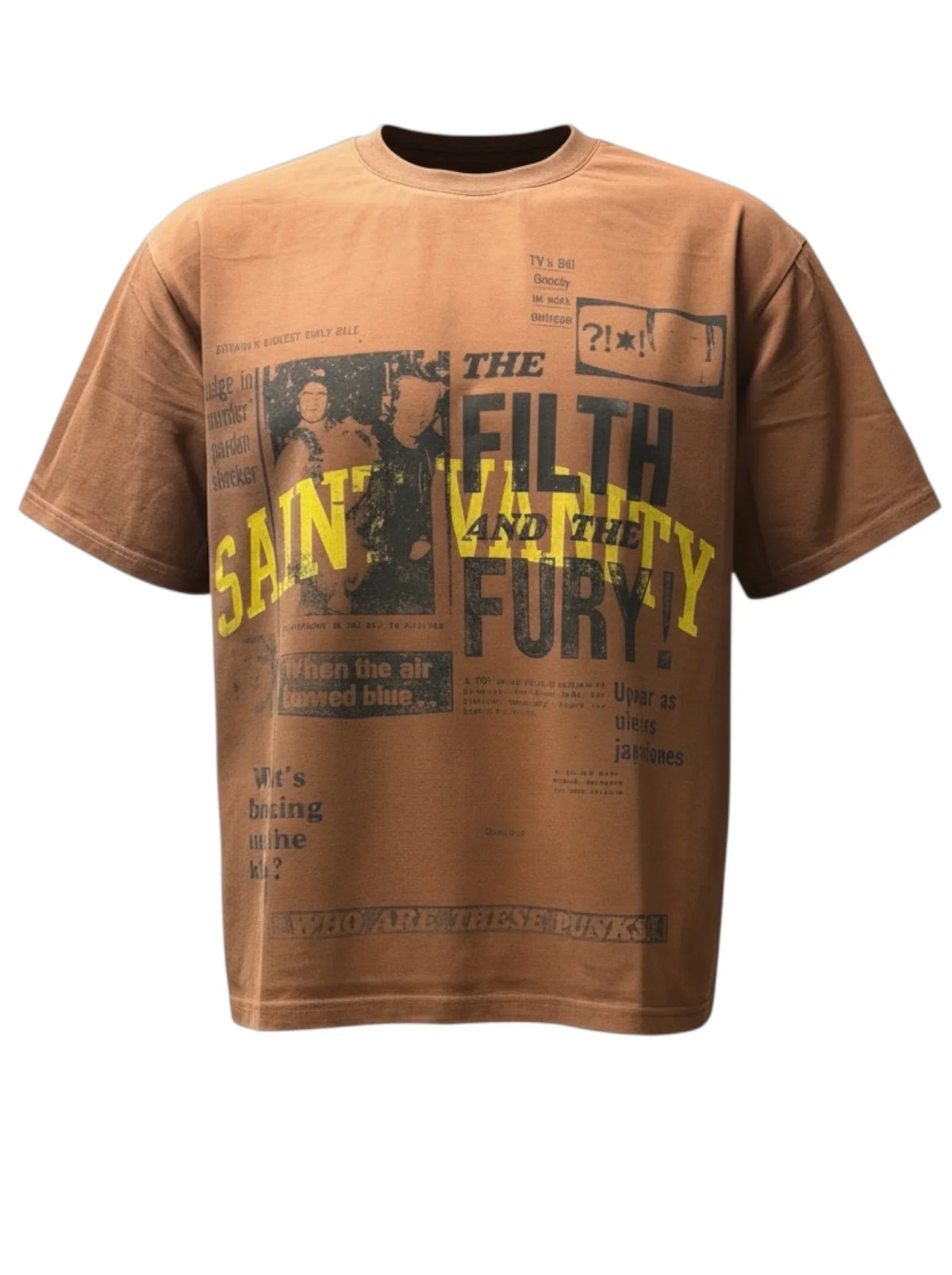 SAINT VANITY NEWSPAPER TEE