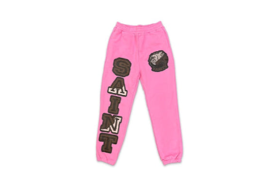 Saint Vanity Logo Sweatpants Pink