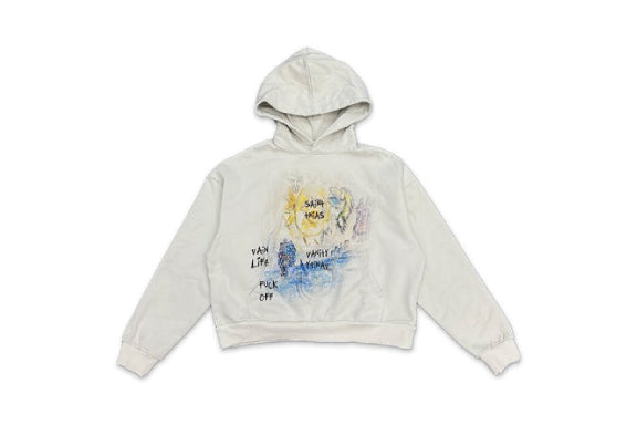 Saint Vanity Vain Life Hoodie Cream