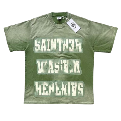 Saint Vanity Saint Was Here Tee “Green”